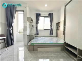 Studio ban công full nội thất máy giặt riêng ngay lã xuân oai, gần võ văn hát, khu cnc, ufm, fpt