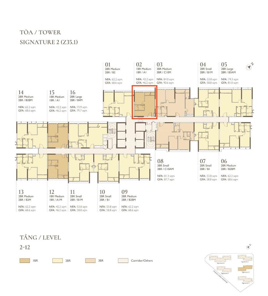 Cực kì hiếm! bán căn hộ tại lumi hà nội, căn 1pn  42m, giá chỉ 3,5 tỷ, view bể bơi, tầng đẹp