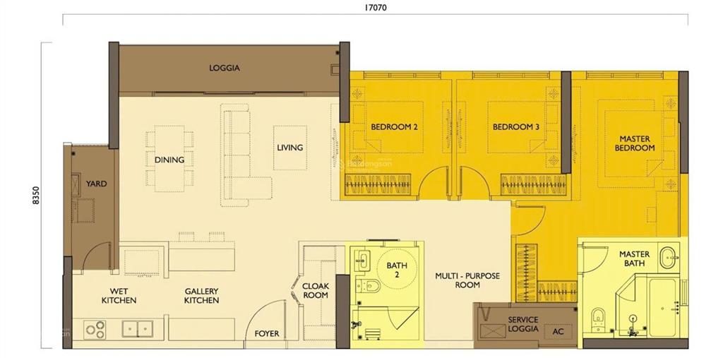 Siêu hiếm! chính chủ gửi bán căn 3pn +2wc  117m2, view ngoại khu, tầng đẹp, tại lumi hà nội