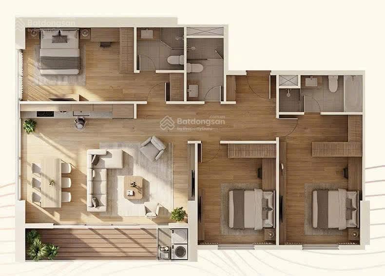 Bán căn 3pn  alumi trục 01, view nội khu đẹp hơn resort