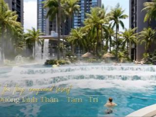 Bán căn 3pn  alumi trục 01, view nội khu đẹp hơn resort
