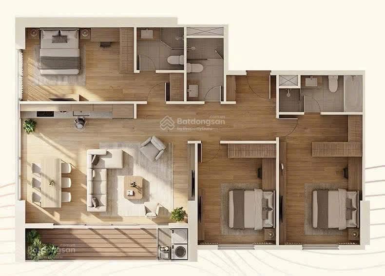 Bán căn 3pn nội thất liền tường khoáng nóng tự nhiên alumi  alluvia city
