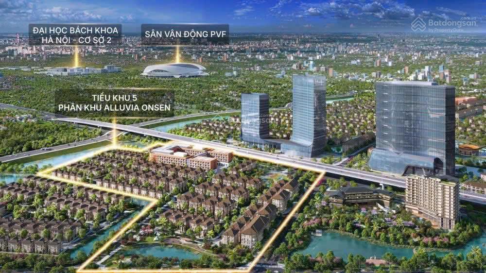Shophouse alluvia city đối diện chung cư alumi  khoáng nóng tự nhiên bên sông hồng