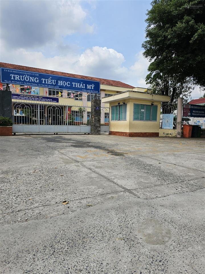 Chính chủ xả lỗ lô đất shr 500m đường nhựa 12m. xây biệt thự, nhà vườn.. ngay trường thái mỹ củ chi