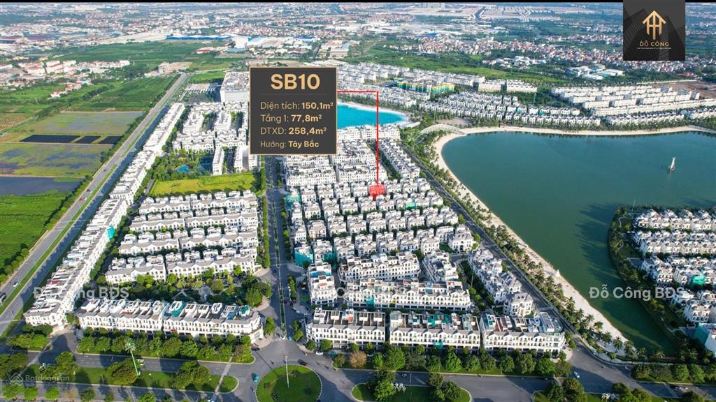 Căn biệt thự song lập gần hồ đường sao biển 17 vinhomes ocean park gia lâm.  0917 099 ***