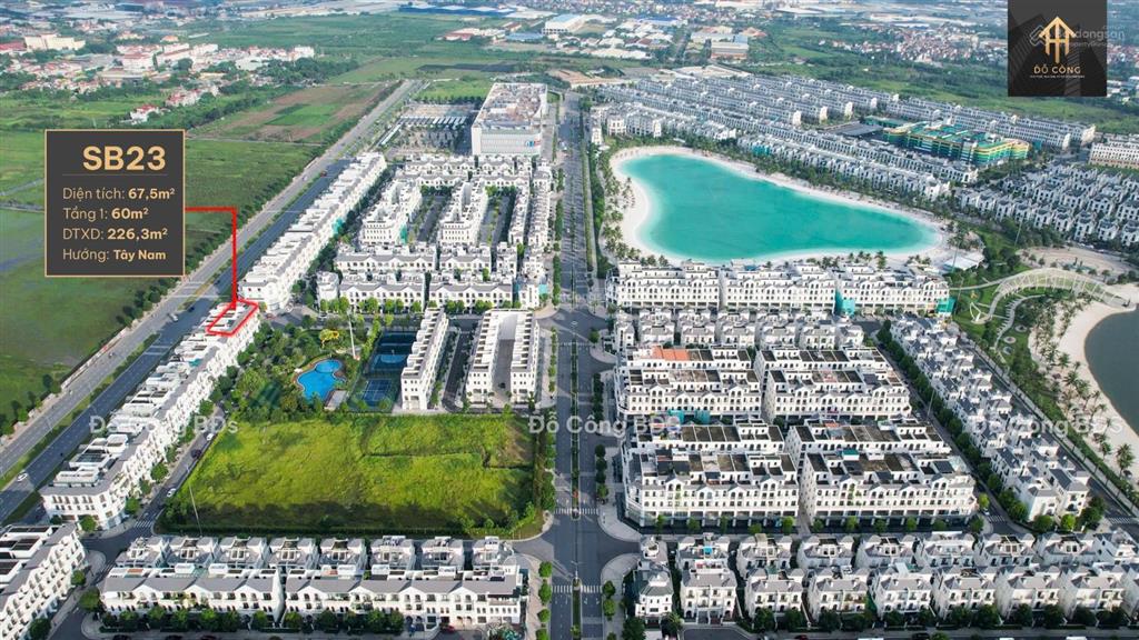 Căn shophouse sb23 áp góc view vườn hoa giá 17.9 tỷ.  0917 099 ***