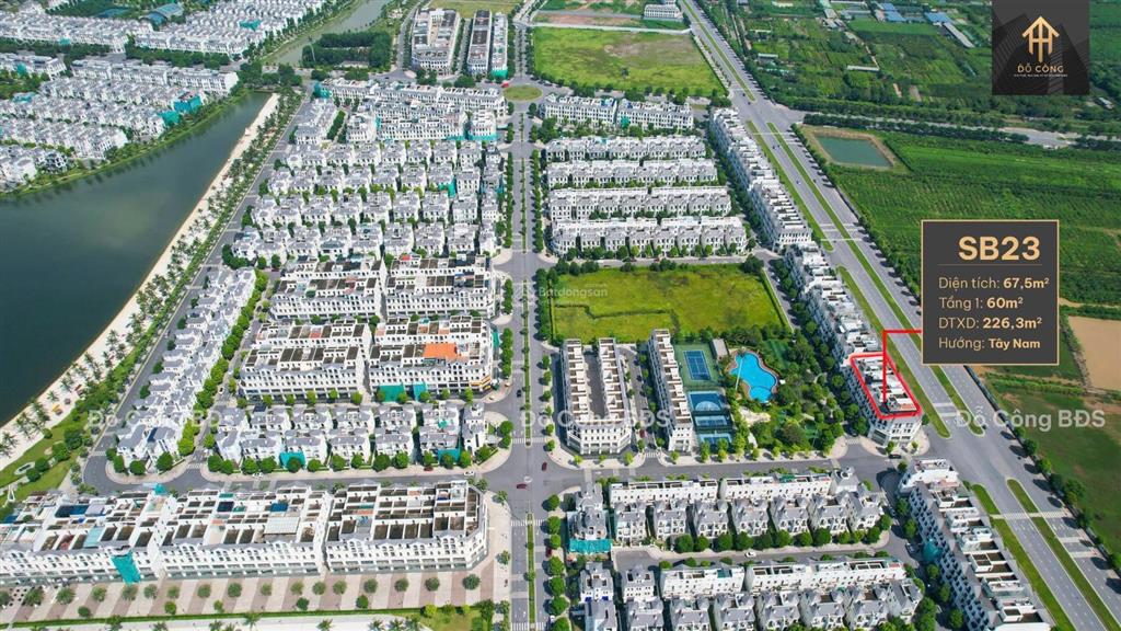 Căn shophouse sb23 áp góc view vườn hoa giá 17.9 tỷ.  0917 099 ***