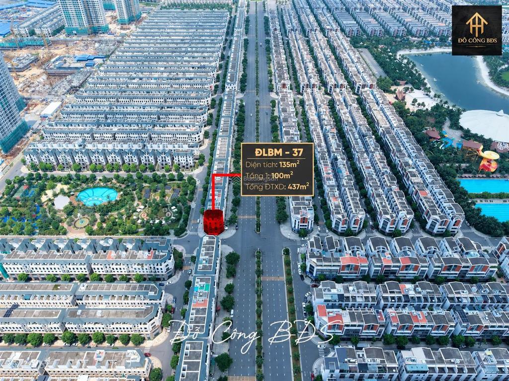 Đlbm37, shophouse sở hữu lâu dài 3 mặt đường lớn, vị trí đắc địa tại vhocp3.  0917 099 ***