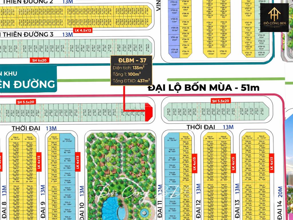 Đlbm37, shophouse sở hữu lâu dài 3 mặt đường lớn, vị trí đắc địa tại vhocp3.  0917 099 ***