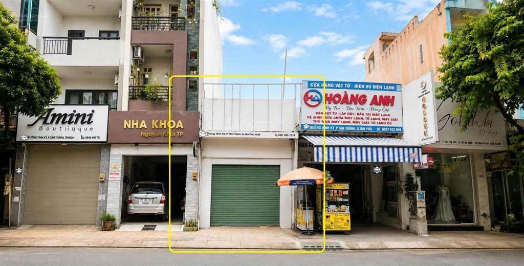 Cho thuê nhà mtkd trương vĩnh ký  4x19m, 2 tầng  vị trí đẹp, gần lũy bán bích, âu cơ