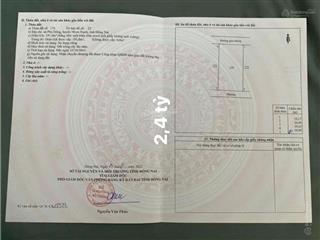 Thanh lý nh bán gấp lô đất gần cầu cát lái, 10x19m giá chỉ 2.4 tỷ