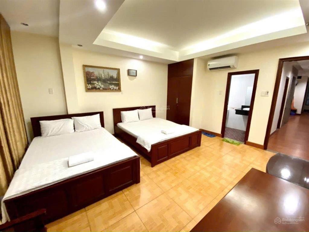 Chdv quang trung 125m2  6 tầng có hầm  14 phòng  hẻm 5m 1 trục