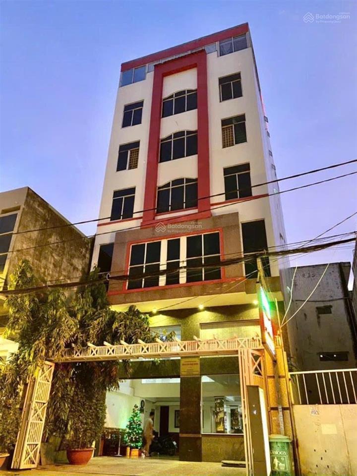 Chdv quang trung 125m2  6 tầng có hầm  14 phòng  hẻm 5m 1 trục