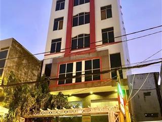 Chdv quang trung 125m2  6 tầng có hầm  14 phòng  hẻm 5m 1 trục