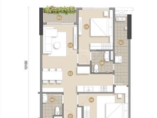 2pn, 2wc trellia cove giá 4.872 tỷ. tháng 06/2027 nhận nhà