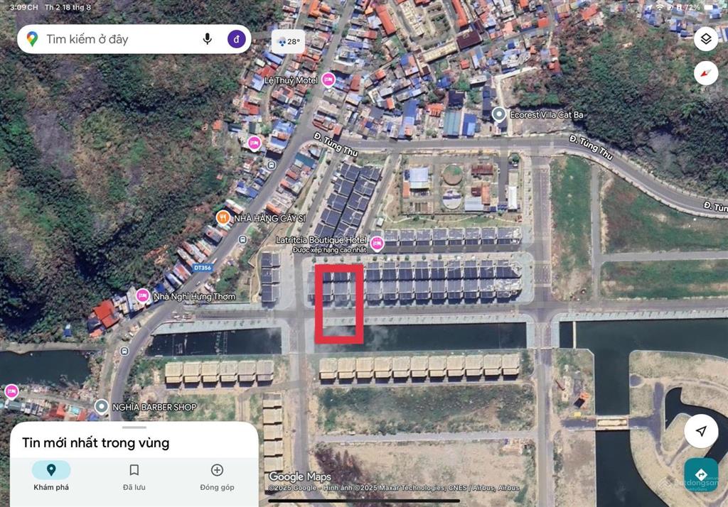 55 triệu/m2 đất có biệt thự 160m2, 500m2 sàn, view hồ dự án amatina cát bà.  0945 892 ***