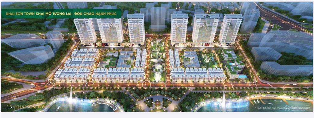 10 triệu thuê liền kề 100m2, 6 tầng, 450m2 sử dụng, dự án khai sơn city. gđkd đạt 0945 892 ***