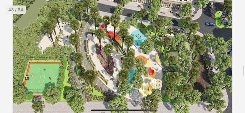 280 triệu/m2 đất có song lập 145m2  550m2 sàn  xẻ khe view công viên thoáng mát.  0945 892 ***