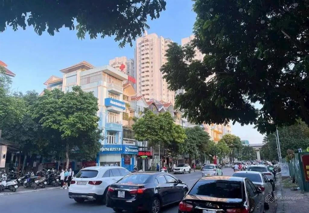 Biệt thự lô góc mỗ lao, hà đông 174m2, 3 tầng, giá 37 tỷ, 3 ô tô tránh, kd