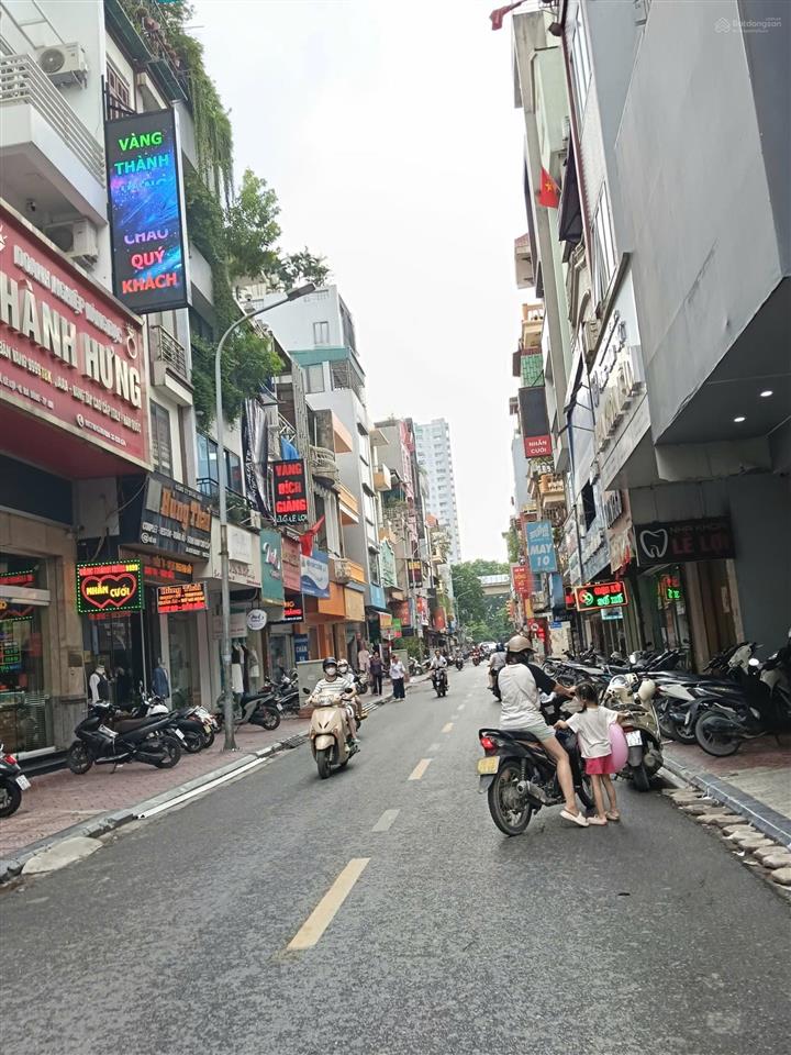Mặt phố tô hiệu, hà đông, 77m, 5 tầng, giá 21 tỷ, vỉa hè rộng, ô tô tải, kd nhộn nhịp