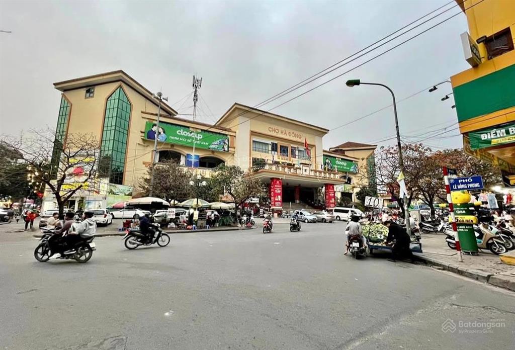 Sát chợ hà đông, 76m2, 5 tầng, giá 21 tỷ, ô tô tải, kd mặt phố vip, không lỗi phong thủy