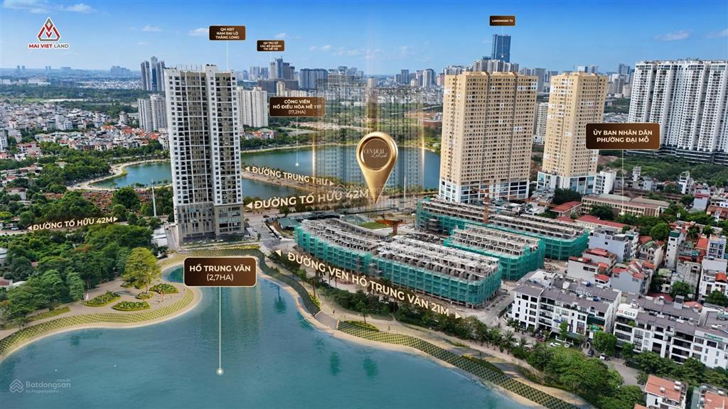 Hàng hiếm! bán biệt thự liền taseco trung văn. view hồ siêu vip