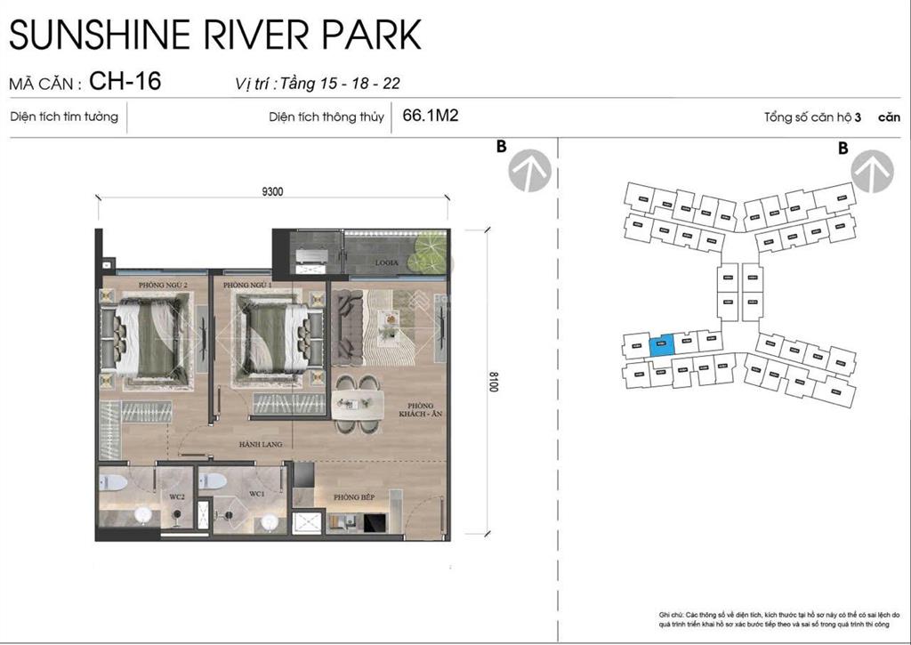 Hot!! chỉ từ 104tr/1m2 sở hữu căn hộ hạng sang sunshine river park.  0984 879 ***