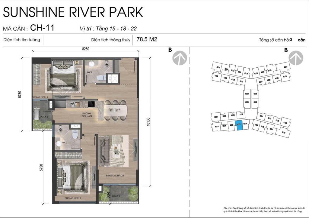 Hot!! chỉ từ 104tr/1m2 sở hữu căn hộ hạng sang sunshine river park.  0984 879 ***