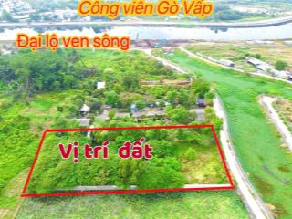 Bán 1.413m2 đất cln. ngang 22x65m. ngay sát mt sông vàm thuật, vườn lài gần cầu sắt qua gò vấp