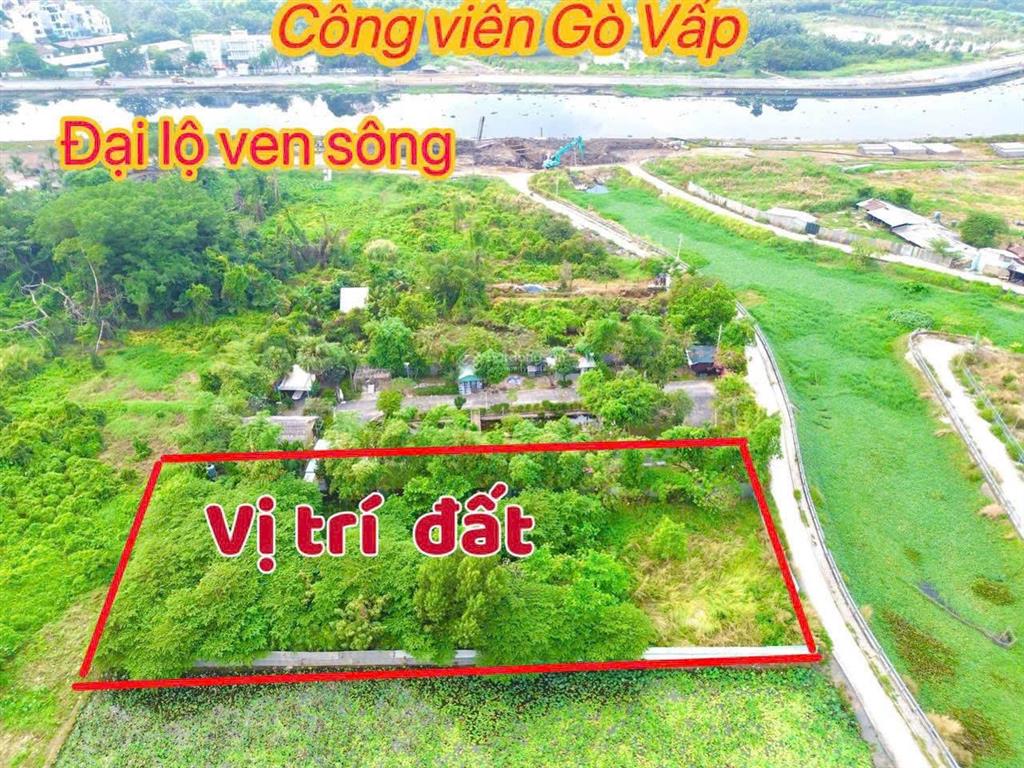 Bán hơn 1.600m2 thực tế đất nông nghiệp, tại đường vườn lài apđ q12 gần gò vấp sát đường ven sông