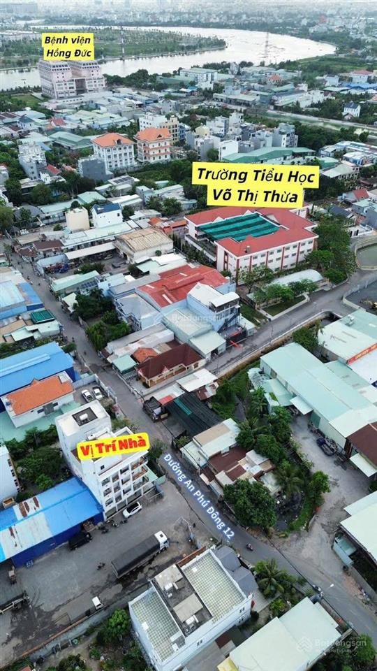 Bán nhà 4 tầng. mặt tiền đường apđ12. dt 6.6x17m. xây dựng 6.6x12m. hoàn công đầy đủ