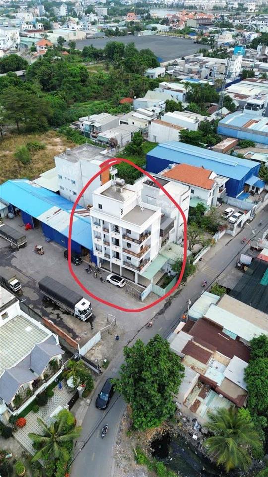 Bán nhà 4 tầng. mặt tiền đường apđ12. dt 6.6x17m. xây dựng 6.6x12m. hoàn công đầy đủ