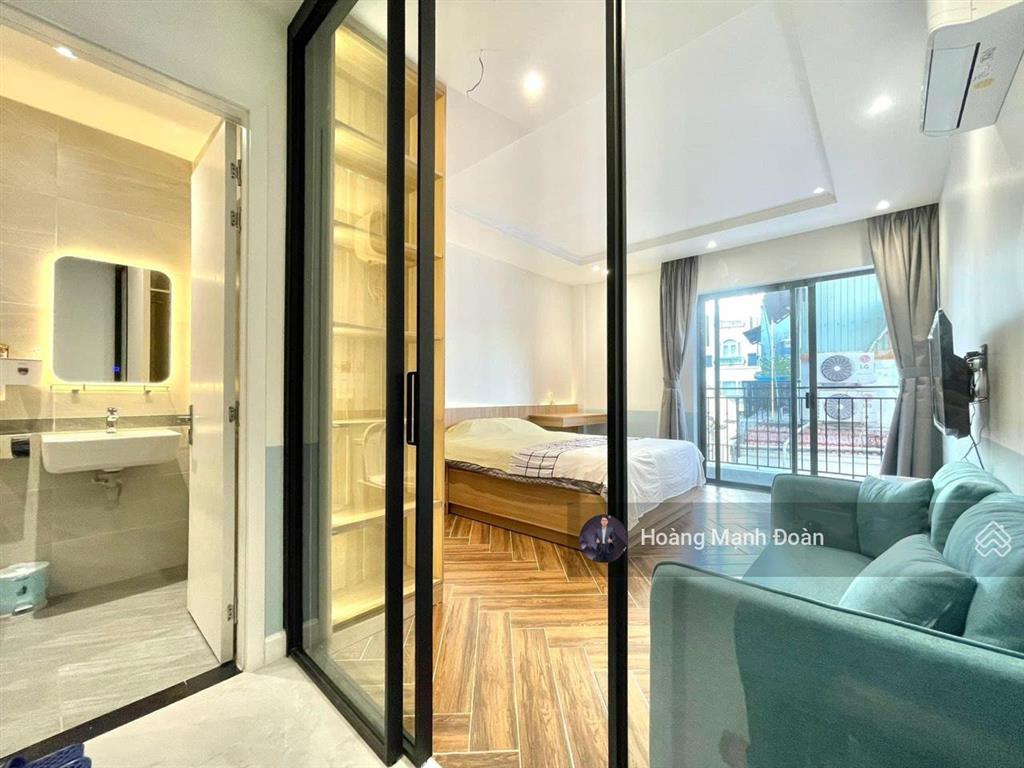 Cho thuê căn hộ 1pn 40m² mới 100% ban công thoáng ngay phan xích long, phú nhuận.