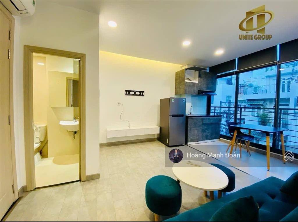 Cho thuê căn hộ 40m2 cửa sổ thoáng ngay phan xích long, phú nhuận. an ninh tuyệt đối