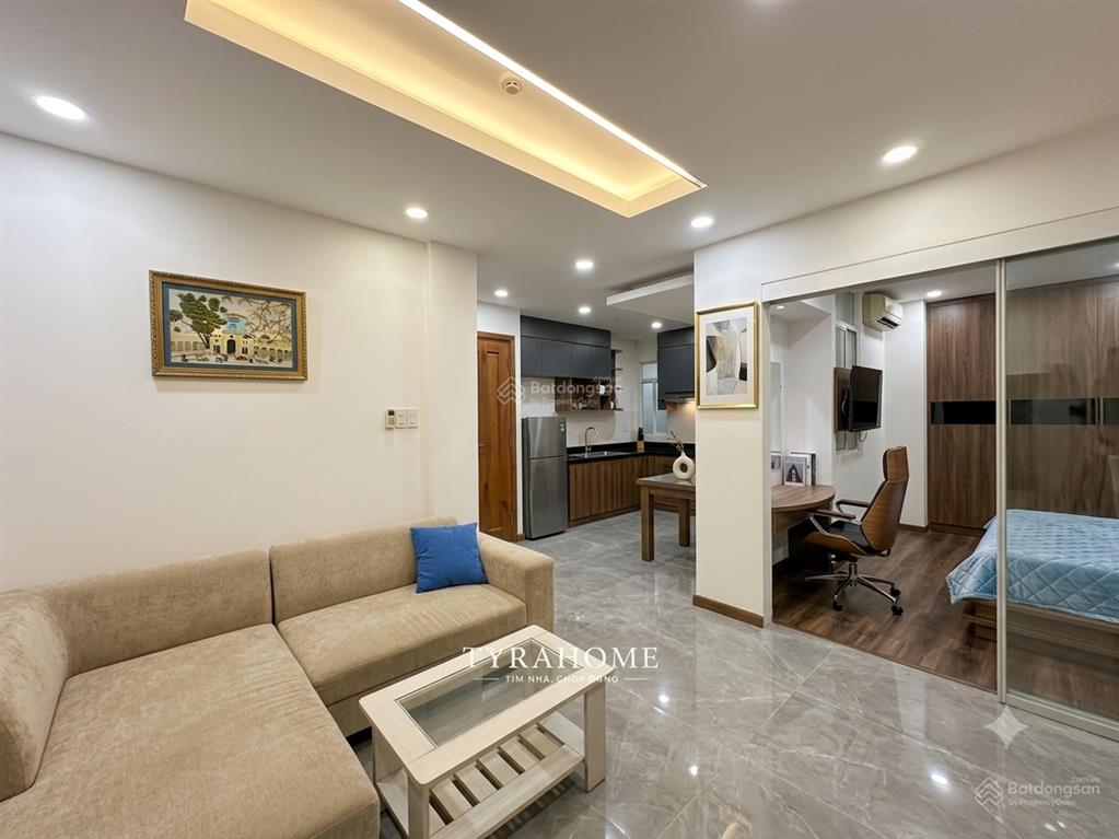 Căn hộ trung tâm phú nhuận, 1pn, 50m2, có dọn dẹp, thay drap hàng tuần, thang máy, bảo vệ 24/24