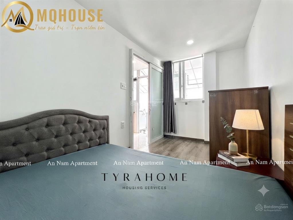 Căn hộ 1pn ban công 40m2 có hầm xe, thang máy, bảo vệ 24/24 được nuôi pet, có nhận khách nước ngoài