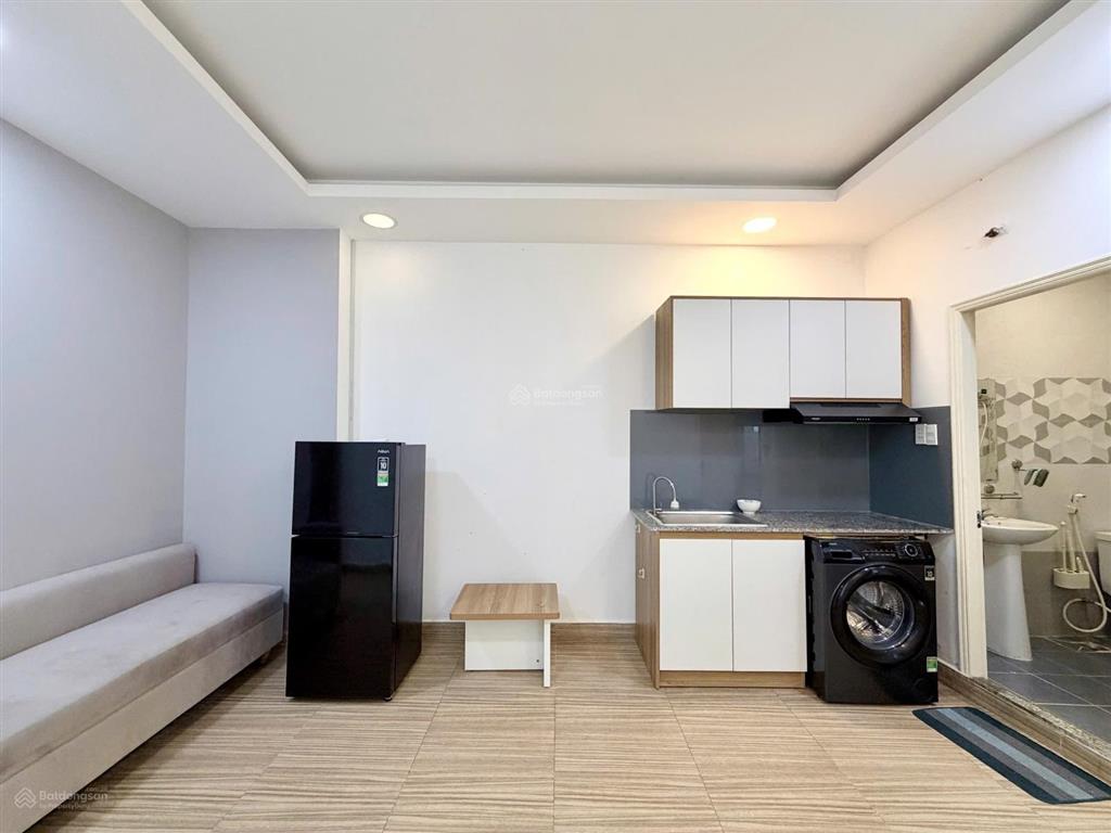 Căn hộ 1pn rộng full nội thất, 2 máy lạnh, gần ngã tư hàng xanh, chợ bà chiểu