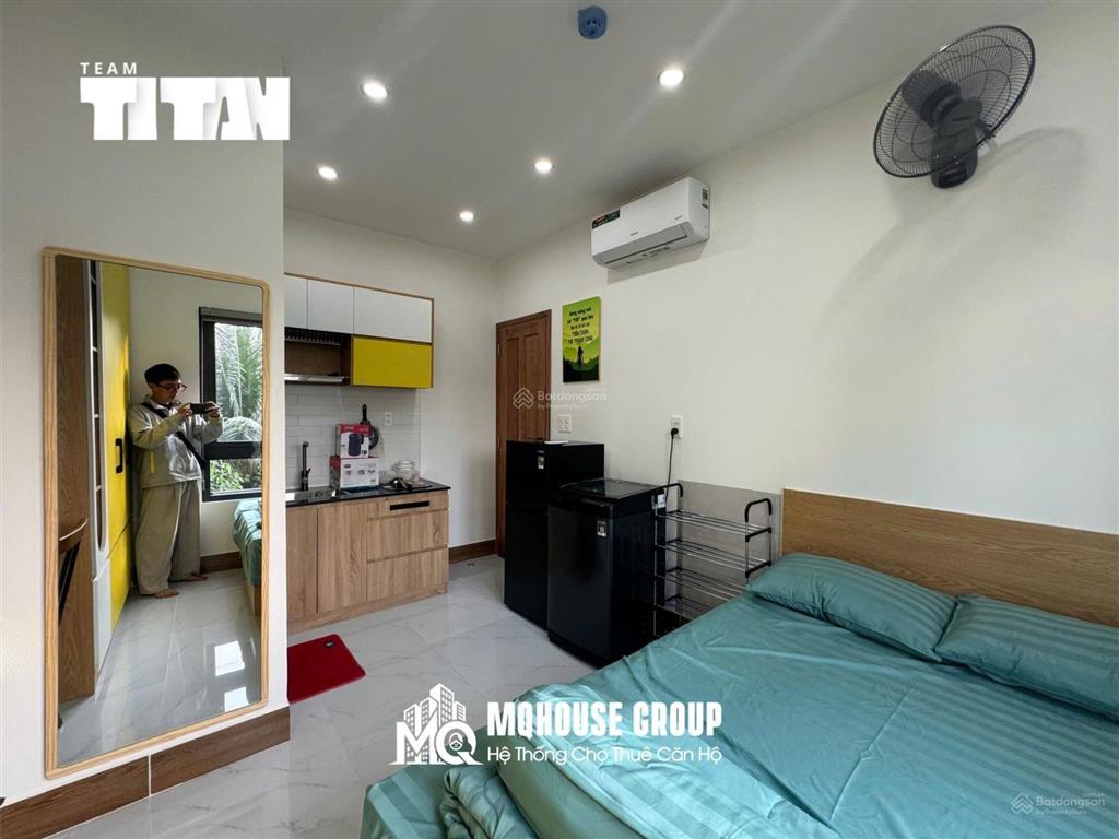 Khai trương studio cao cấp view thoáng, xây mới 100%, full nội thất cao cấp, chỉ 6tr5