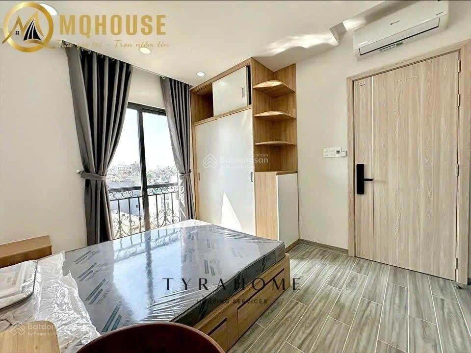 Khai trương căn hộ 1pn bancol hầm xe, thang máy, bảo vệ, tòa nhà xây mới 100%