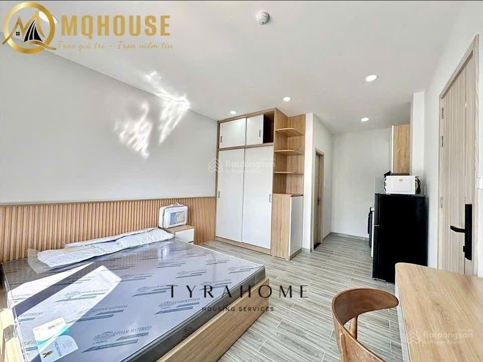 Khai trương căn hộ 1pn bancol hầm xe, thang máy, bảo vệ, tòa nhà xây mới 100%