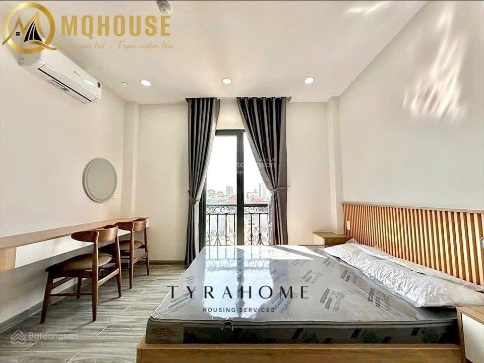 Khai trương căn hộ 1pn bancol hầm xe, thang máy, bảo vệ, tòa nhà xây mới 100%