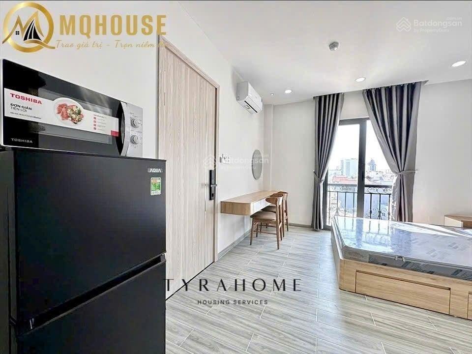 Khai trương căn hộ 1pn bancol hầm xe, thang máy, bảo vệ, tòa nhà xây mới 100%