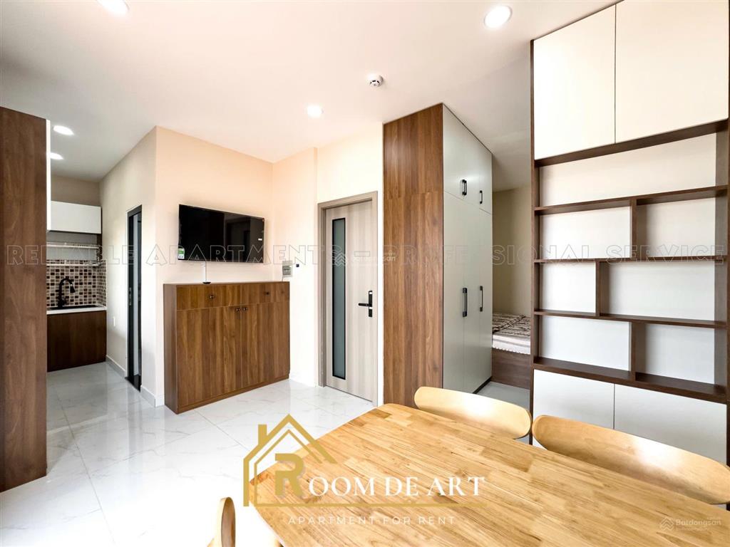 Chdv full nội thất 1pn  studio cực thoáng, ban công cửa sổ ngay bảy hiền