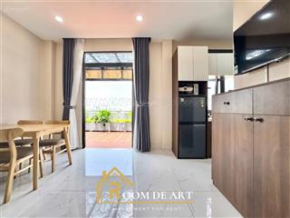 Chdv full nội thất 1pn  studio cực thoáng, ban công cửa sổ ngay bảy hiền