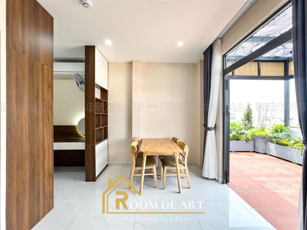 Chdv full nội thất 1pn  studio cực thoáng, ban công cửa sổ ngay bảy hiền