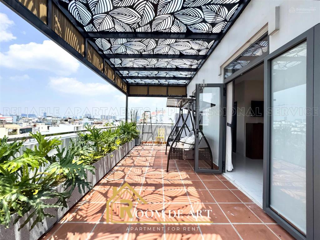 Chdv full nội thất 1pn  studio cực thoáng, ban công cửa sổ ngay bảy hiền