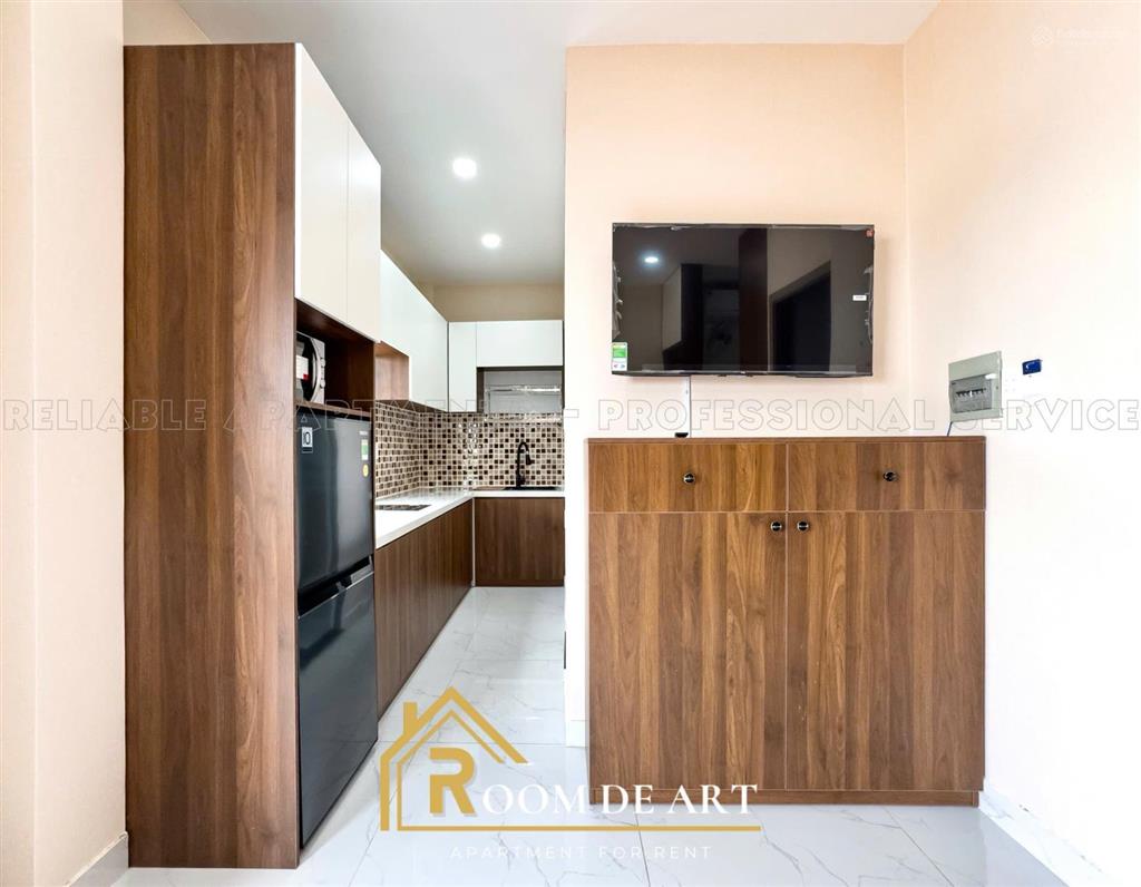Chdv full nội thất 1pn  studio cực thoáng, ban công cửa sổ ngay bảy hiền