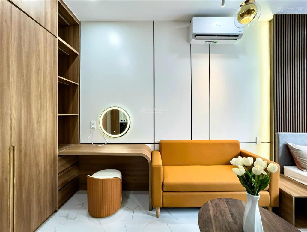 Chdv full nội thất studio luxury, máy giặt sấy riêng ngay lbb