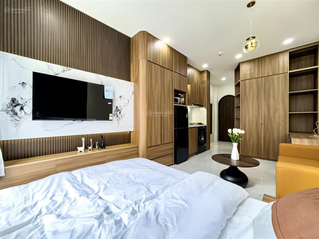 Chdv full nội thất studio luxury, máy giặt sấy riêng ngay lbb