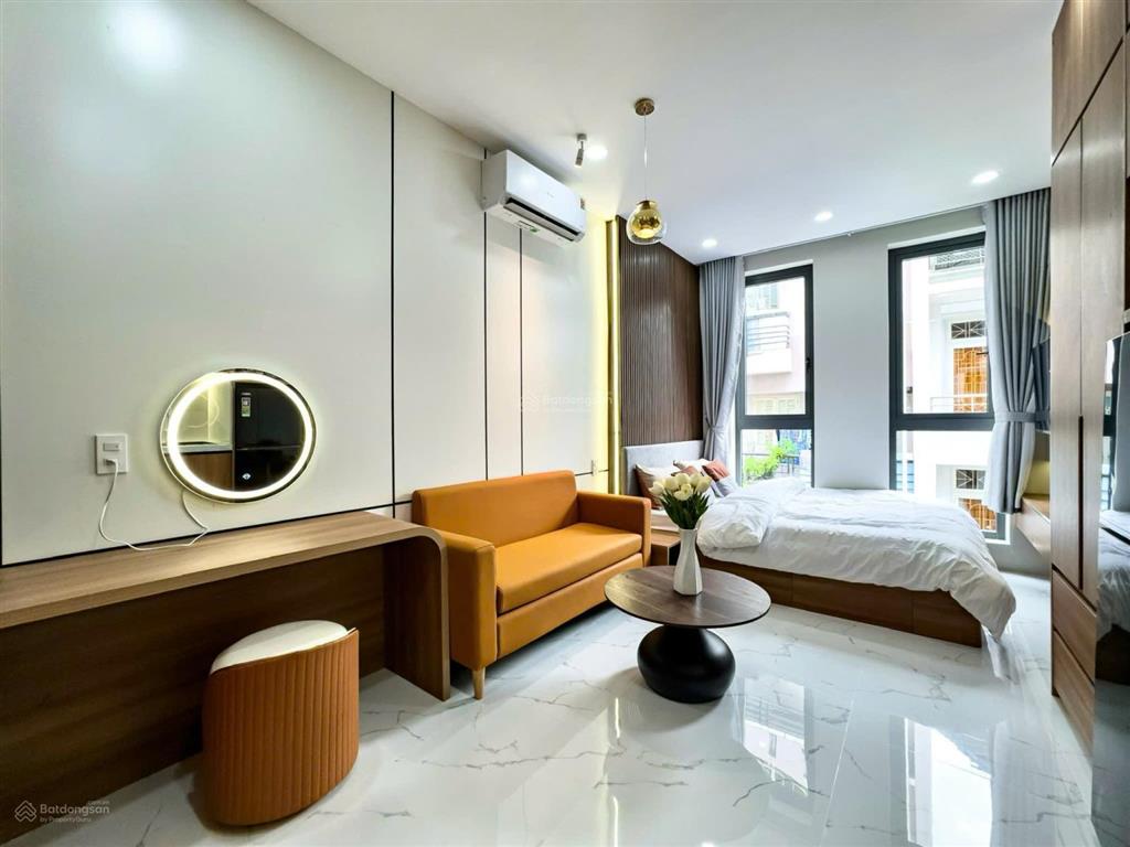 Chdv full nội thất studio luxury, máy giặt sấy riêng ngay lbb